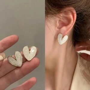 Bliss Heart Korean Jewelry Earrings
